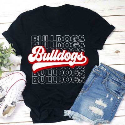 Personalized Stacked Design Mascot Teacher T-Shirt