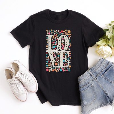 Polka Dot LOVE Unisex T-Shirt