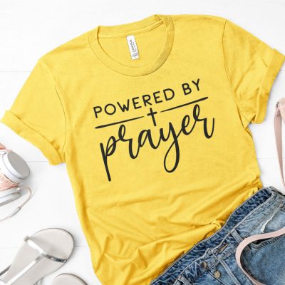 Powered by Prayer Unisex T-Shirt