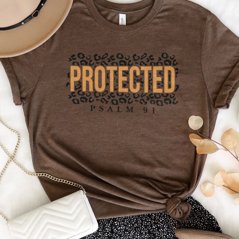 Protected Leopard - Psalm 91 Unisex T-Shirt