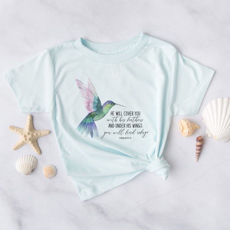 Psalm 91:4 Hummingbird Unisex T-Shirt