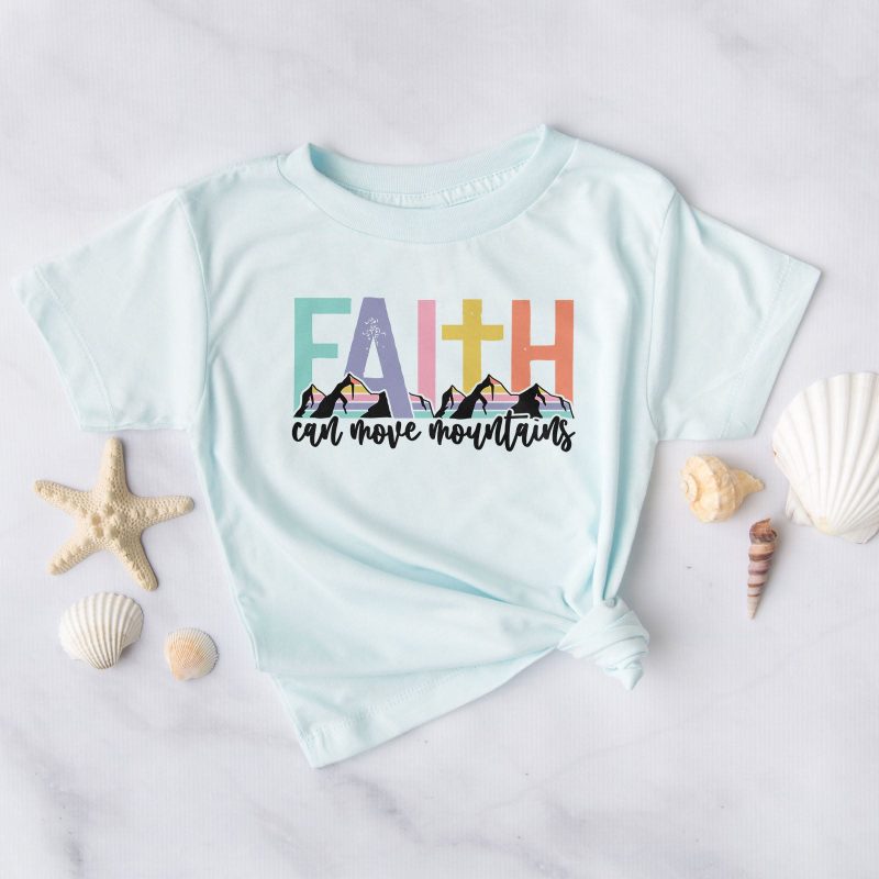 Rainbow Faith Can Move Mountains Unisex T-Shirt