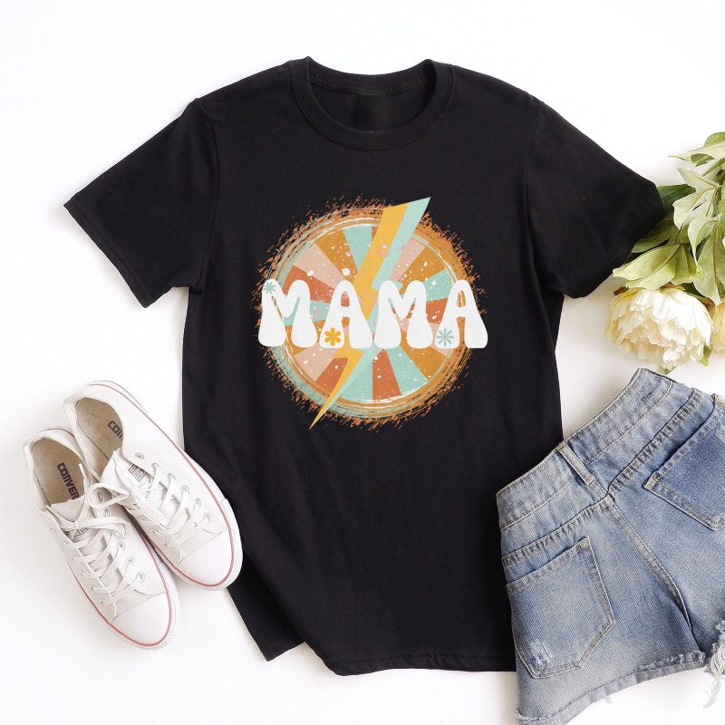 Retro Lightning Mama Unisex T-Shirt