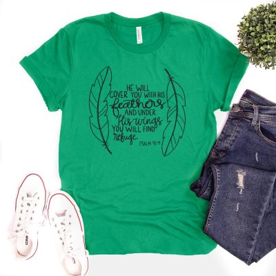 Single Color Feathers Unisex T-Shirt