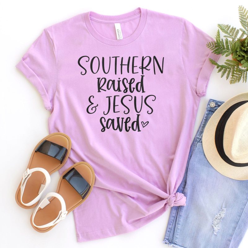 Southern Raised And Jesus Saved Unisex T-Shirt