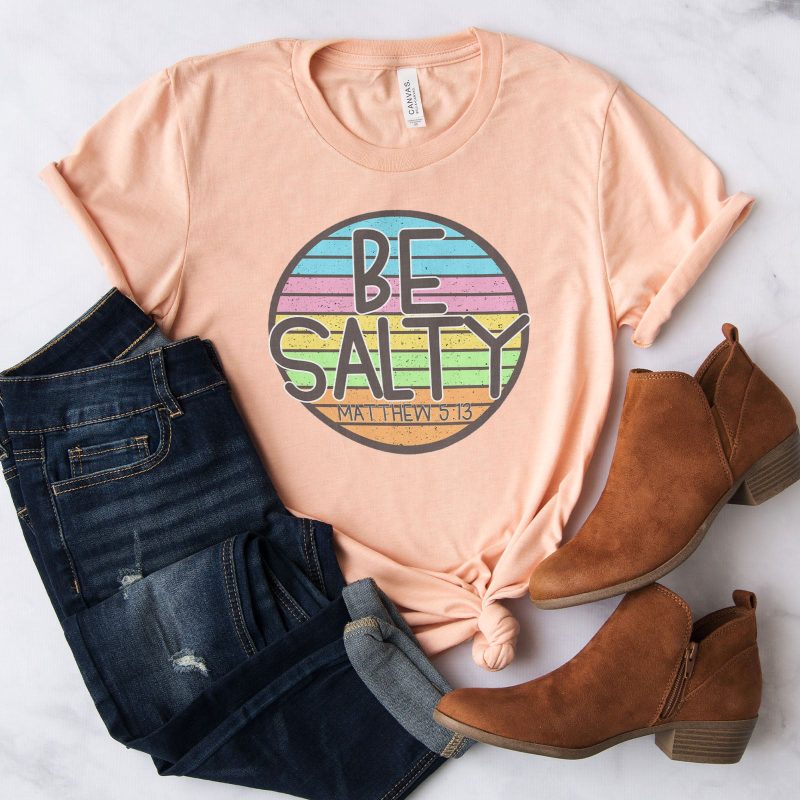 Stay Be Salty Badge Unisex T-Shirt