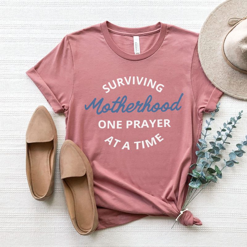 Surviving Motherhood One Prayer At A Time Unisex T-Shirt