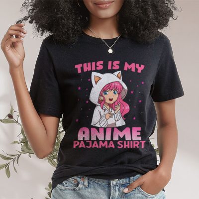 This Is My Anime Pajama Shirt Cute Anime Merch Anime Girl T-Shirt