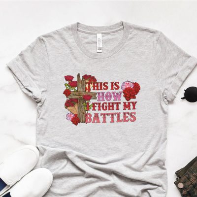 This is how I fight my battles Valentine's Day Unisex T-Shirt