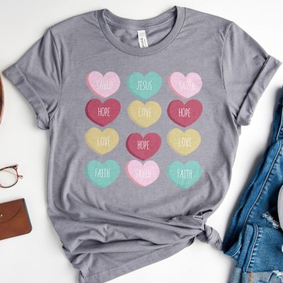 Valentine's Day Hearts Unisex T-Shirt