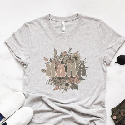 Vintage Floral Mama Unisex T-Shirt