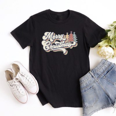 Vintage Merry Christmas Unisex T-Shirt