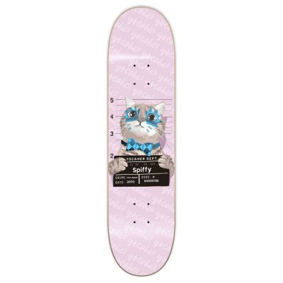 Yocaher Rockstar Kitty Cat Graphic Skateboard Deck