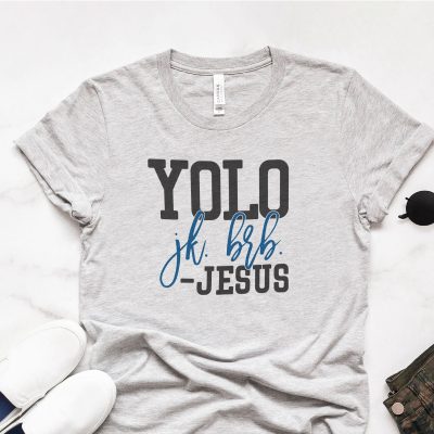 Yolo Jk Brb Unisex T-Shirt